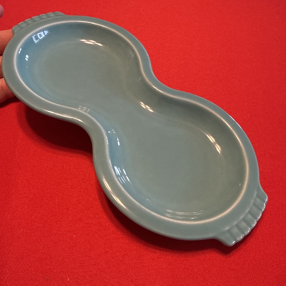 Vtg Fiesta Turquoise Figure 8 Tray NO Sugar Creamer Tray ONLY